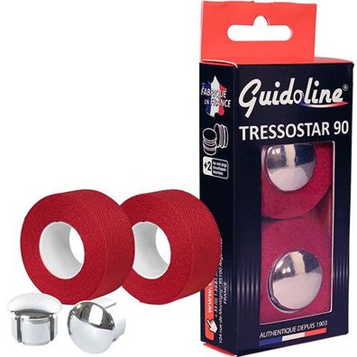 Lenkerband Tressostar 90, Karton mit Stopfen, feuerrot, Velox, G900K03