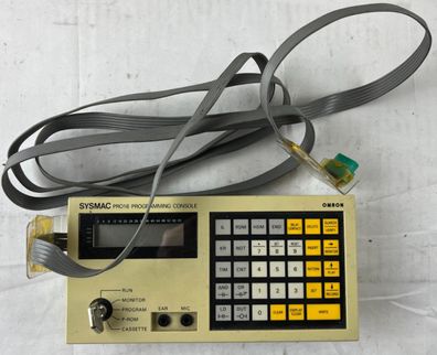 Omron SYSMAC PRO16 Programming Console 3G2A3-PRO16 w/ Cable, Used