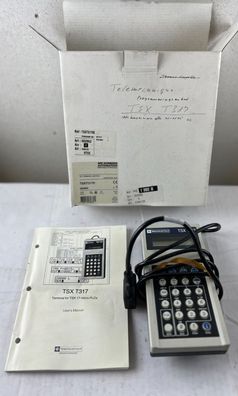 Telemecanique TSX T317 Programming Terminal for TSX17 Micro PLCs w. Box & Manual