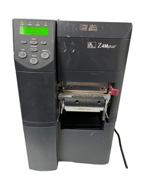 Zebra Z4Mplus Z4M00-200E-5030 Thermal Label Printer 203DPI Used