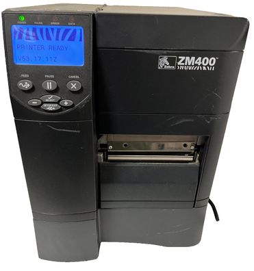 Zebra ZM400 200E-0100T Thermal Label Printer 203 DPI Working Order v53.17.11Z