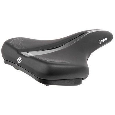 Sattel Velo-Fit E1, Größe L, Velo, Unisex, für E-Bikes, schwarz,