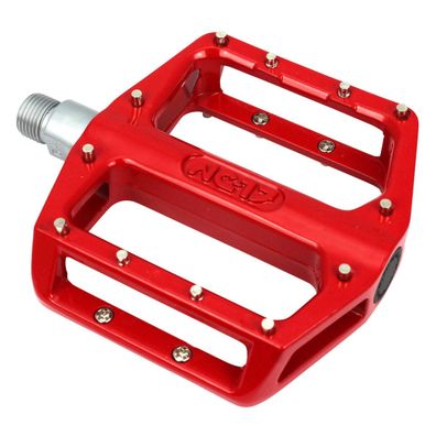 NC-17 Plattformpedal STD II Pro, Alu, Kugellager, rot