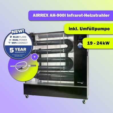 Airrex AH-900i Diesel Infrarotstrahler Heizgerät für Werkstatt Garage Baustelle