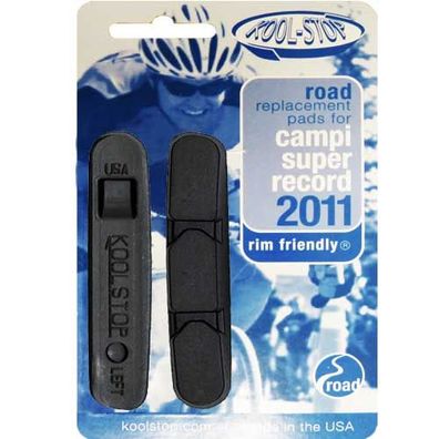 Bremsgummi Road -Campa SR-, R15 schwarz, Kool-Stop, R15-SRB