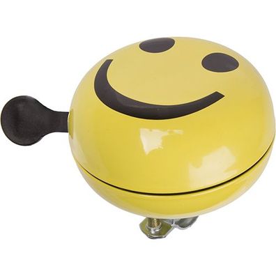 Glocke 2-klang 80mm, Smiley, Messingschlager, 420311