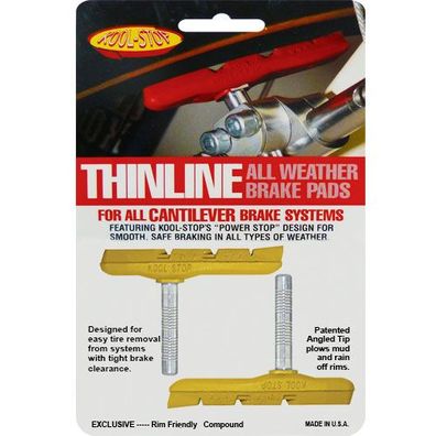 Bremsschuh Canti -Thinline-, C3 gelb, Kool-Stop, C3-343
