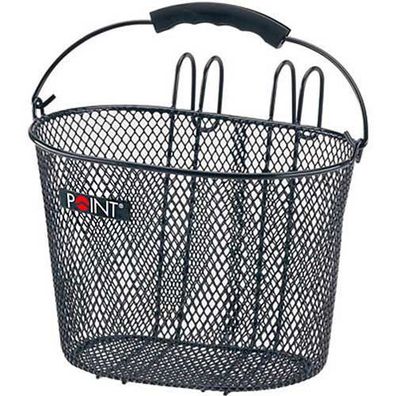 Kinderkorb für Lenker, engmaschig, schwarz, Point, 05102800