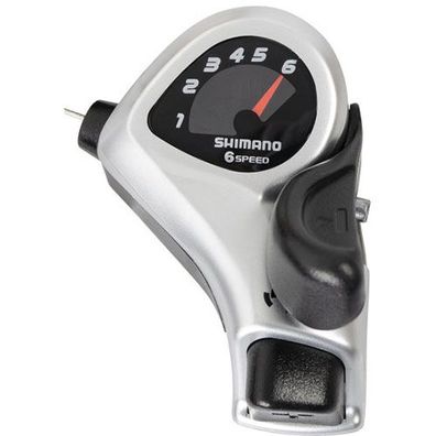 Daumenhebel Shimano Tourney SL-TX50 , silber, 6fach, rechts, Shimano, E-SLTX50R6AT
