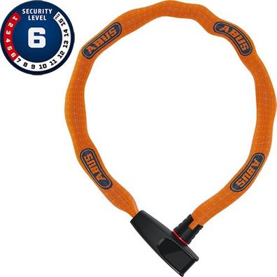 Catena 6806K/85, L = 85cm, Ø = 6mm, neon orange, Abus, 90291