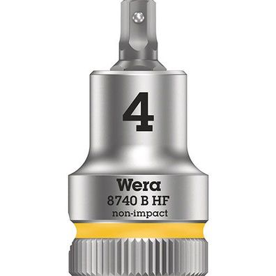 8740 B HF Zyklop Bitnuss, Wera, 3/8"-Antrieb, 4,0 x 107,0 mm