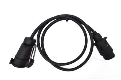 Verlängerungskabel 1,5m - 1 Stecker 7polig und 1 Kupplungsdose 7polig, 12V