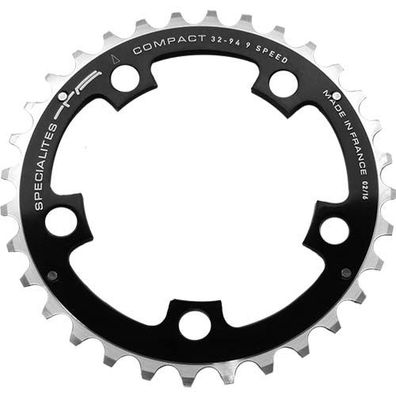 Kettenblatt Compact , 36 schwarz, Ø 94 mitte, TA, PL-50094209-36