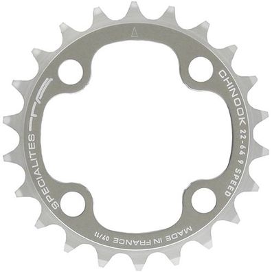 Kettenblatt Chinook , 24 silber, Ø 64 innen, TA, PL-40064102-24