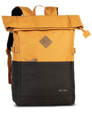 BestWay Campus Style Rucksack * ocker/schwarz