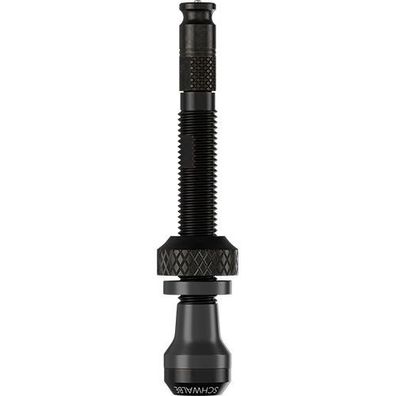 CLIK VALVE Tubeless Ventil 60mm, SCV Schwalbe, Paar, schwarz