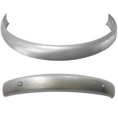 Schutzbleche 28" Stahl, silber, B = 55 mm, ohne Streben, Büchel, 28550282