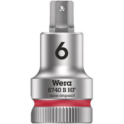 8740 B HF Zyklop Bitnuss, Wera, 3/8"-Antrieb, 6,0 x 107,0 mm, Wera, 05003036001