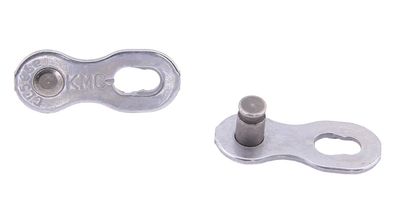 KMC Kettenschloss MissingLink 9NR EPT silver, 2 Stück auf Karte