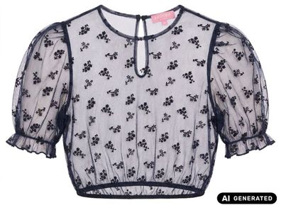 Dirndlbluse Henna marine