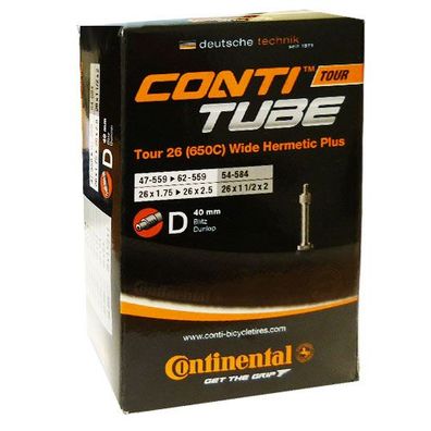 Schlauch 47-62/ 559 D40, TOUR 26 wide Hermetic, Continental, 0181581