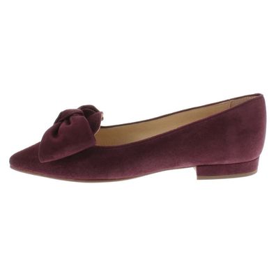 Ballerinas Cocos Samtziege wein