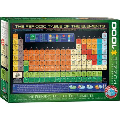 Eurographics Puzzle Periodensystem der Elemente 1000 Teile