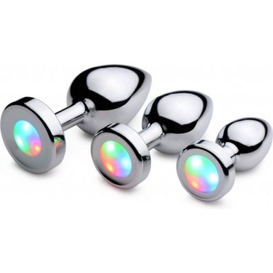 Leuchtend - Kleiner Analplug - SILBER