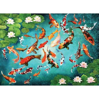 Eurographics Koi Karpfen Puzzle 1000 Teile