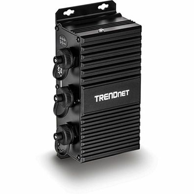 TRENDnet 2-Port Industrial Outdoor Gbit UPoE Extender 100m