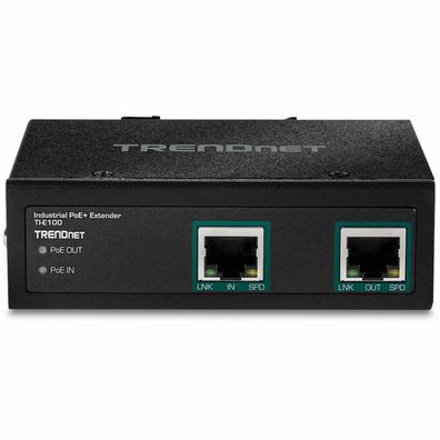 TRENDnet Industrial Gbit PoE+ Extender 100m 802.3af/at