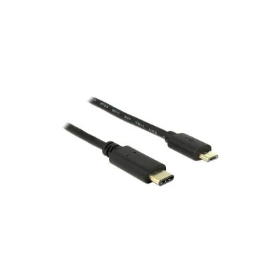 USB Kabel Delock C -> Micro-B St/St 2.00m schwarz