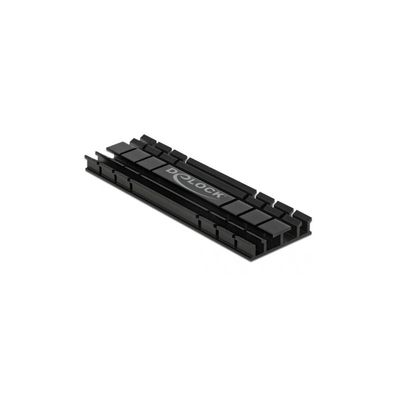 Delock DELOCK Kühlkörper flach 70mm für M.2 Modul schwarz
