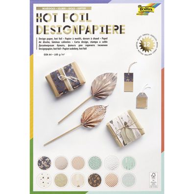 Designpapierblock Hotfoil 165g/m², DIN A4