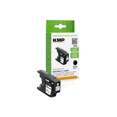KMP Patrone Brother LC-1240Bk black 600 S. B59B