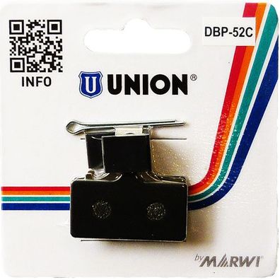 Bremsbelag Union DBP-52C Shimano, organisch, XTR, Ersatzbeläge, Marwi, 438352