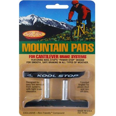 Bremsschuh Canti MTB contoured, C1 schwarz, Kool-Stop, C1-390