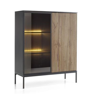 Vitrine SENTO WT104 Vitrinenschrank mit Led (Sonderaktion mit Code "SENTO-15%)