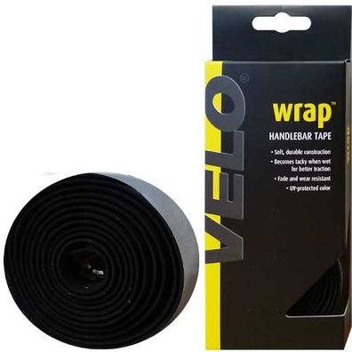 Lenkerband Velo Kork, Karton mit Stopfen, schwarz, Messingschlager, 410271