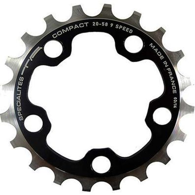 Kettenblatt Compact , 24 schwarz, Ø 58 innen, TA, PL-50058109-24