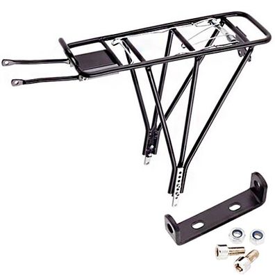 Gepäckträger 3-Bein Point, schwarz, Aluminium, 26-28"