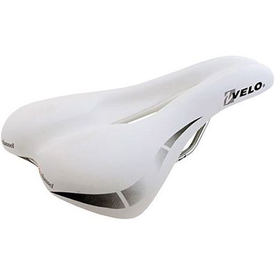 Sattel Velo, Herren, Wide: hannel, weiß, Velo, 250338