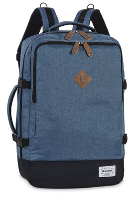 BestWay Reiserucksack #Cabin Pro Retro * graublau
