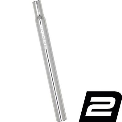 Sattelstütze Alu-Kerze , ø = 25,8 L = 400mm, silber, Humpert, 56430001