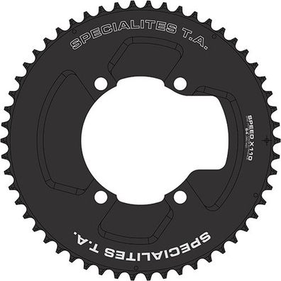 Kettenblatt Speed 2 X110, 52 schwarz, außen, 10/11-f, TA, PL-481103B9-52