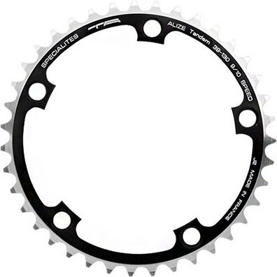 Kettenblatt Alizé, 42 schwarz, Ø 130 innen 9/10-f, TA, PL-50130109-42