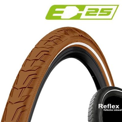 37-622 RIDE City, E-25, Draht, Reflex braun, Continental, 0101604