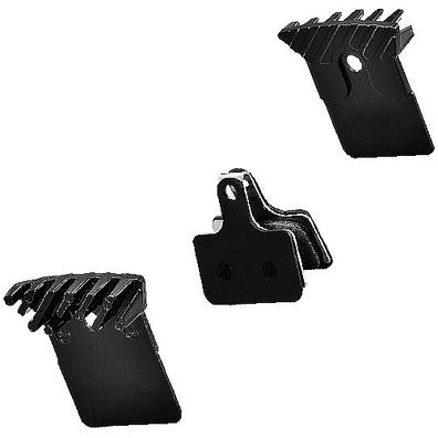 Bremsbelag Union DBP-64C-Set Shimano, organisch, Ultegra, mit Kühlrippen, Marwi,