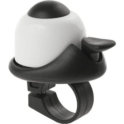 Glocke Mini Bella Design, weiß, Messingschlager, 420142