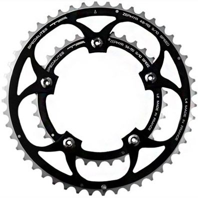 Kettenblatt Zéphir, 33 schwarz, Ø 110 innen 9/10-f, TA, PL-50110109-33